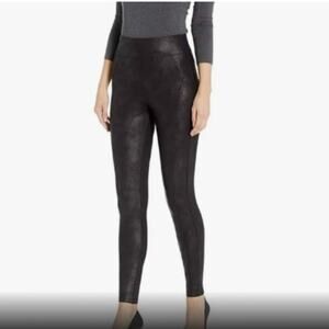 Democracy Glider Coated Black Leggings - Size L
